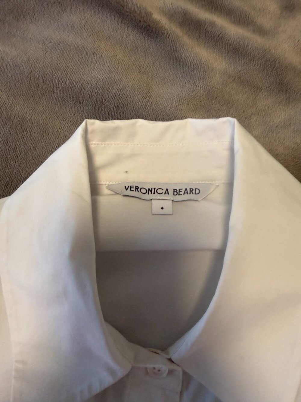 Veronica Beard White wrap Blouse - Picture 4 of 4